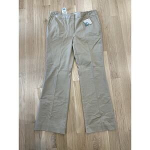 NWT Living Planet Khaki Pants Size 12 Organic Cotton Spandex